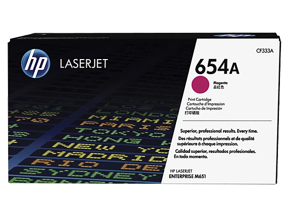 טונר HP מגנטה 654A לליזר CF333A M651