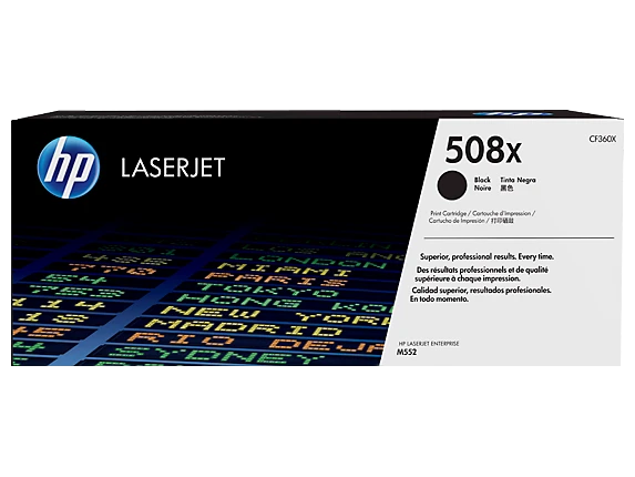 טונר HP שחור 508X לליזר CF360X M553