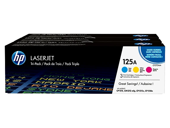 מארז טונרים HP 125ACB541-3 מקורי – CF373AM