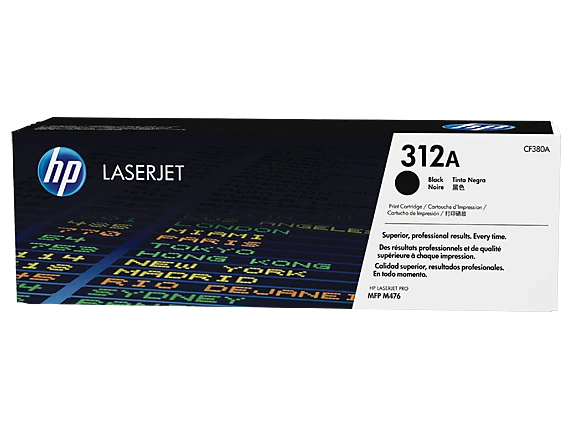 טונר HP שחור 312A לליזר CF380A M476