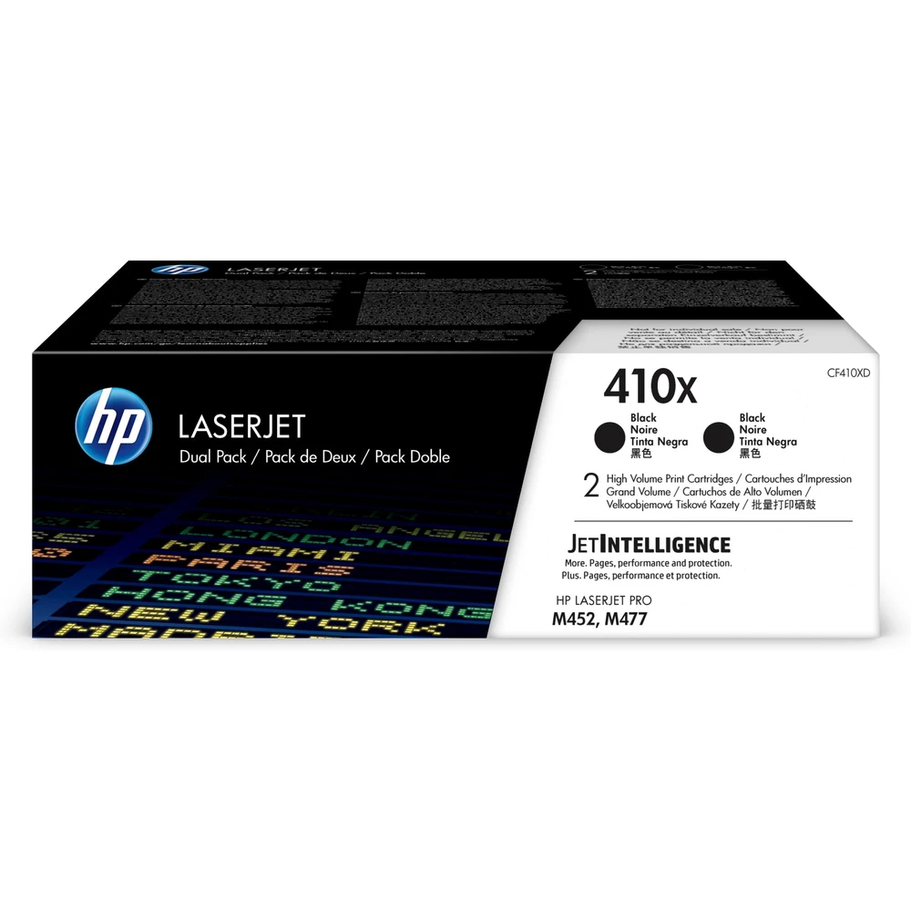 זוג טונרים HP 410X ל CF410-XD M477/452