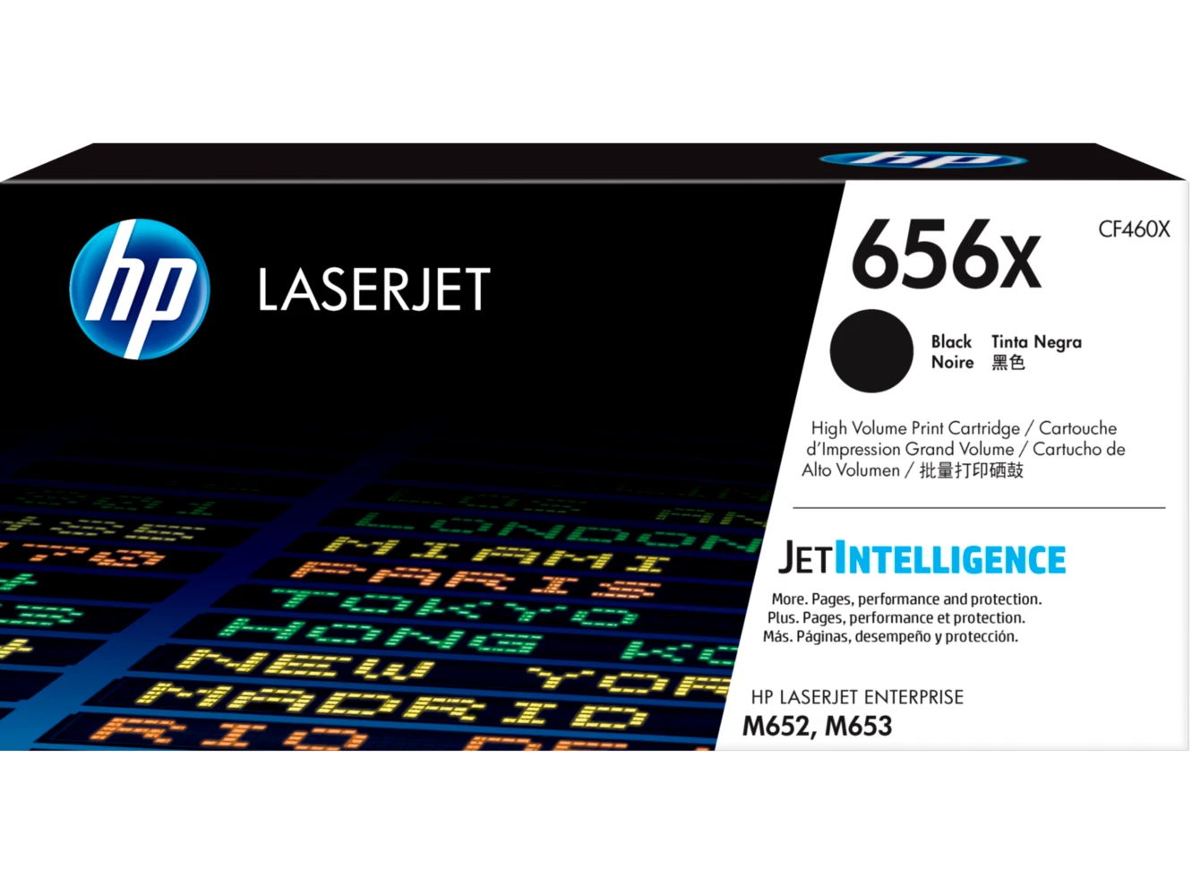 טונר HP שחור 656X לליזר CF460X M652