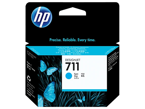מילוי HP 711 ציאן CZ130A T-520/T-120