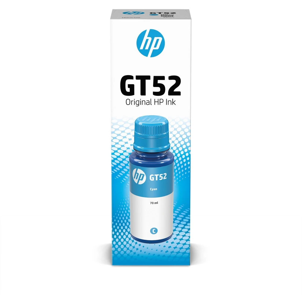 מילוי דיו GT52 ציאן M0H54AE HP-ST515/615