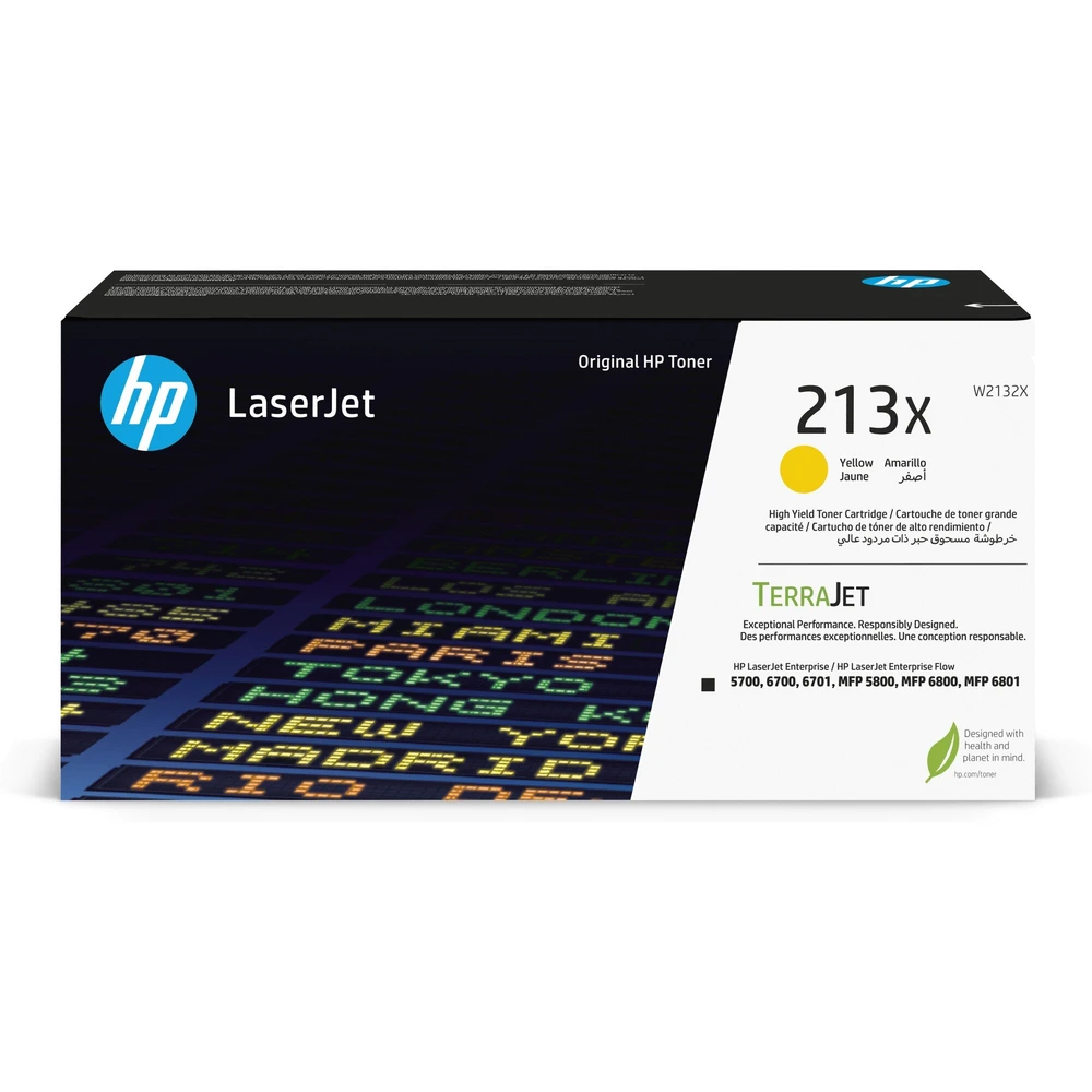 טונר 213X HP צהוב W2132X MFP 5800