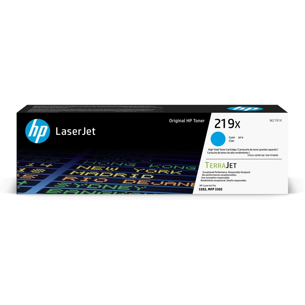 טונר HP ציאן 219X ל W2191X Pro 3302