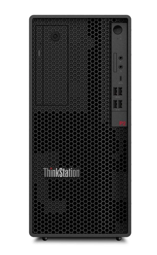 תחנת עבודה נייחת Lenovo P2 Tower | Core Ultra 9 285 | 32GB RAM | 1TB M.2 SSD | RTX 5070 | Windows 11 Pro