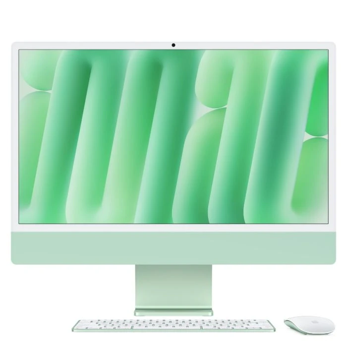 מחשב All-in-One Apple iMac 24 אינץ׳ M4, מעבד 8 ליבות, גרפיקה 8 ליבות, 16GB, 256GB SSD, צבע ירוק | MWUE3HB/A