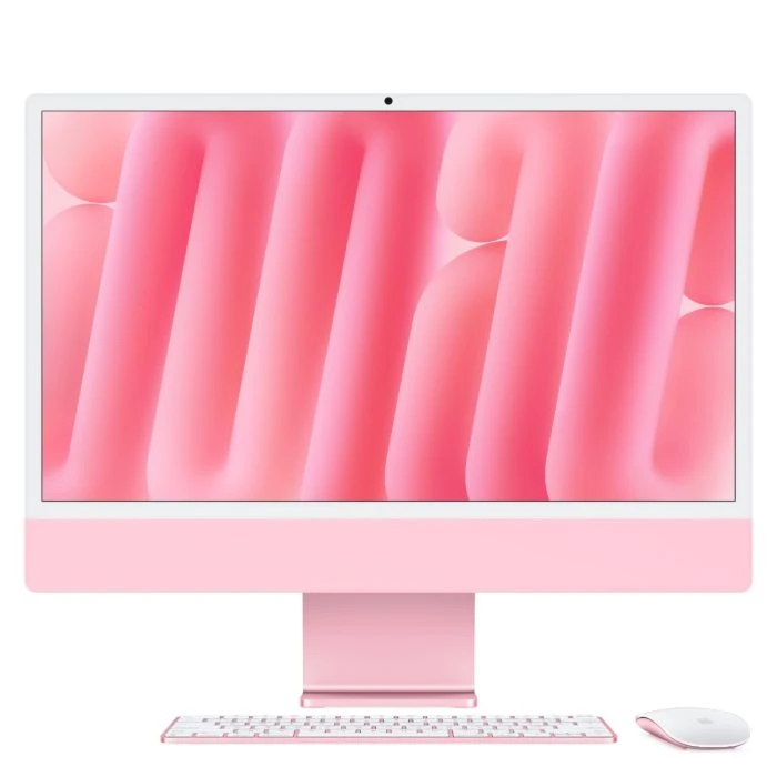 מחשב All-in-One Apple iMac 24 אינץ׳ M4, מעבד 10 ליבות, גרפיקה 10 ליבות, 16GB, 512GB SSD, צבע ורוד | MWV53HB/A