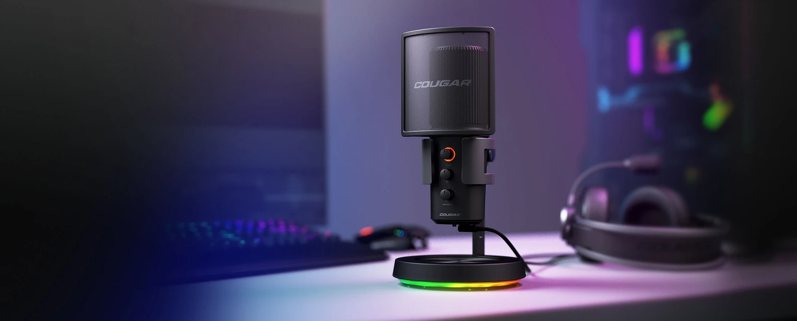מיקרופון COUGAR SCREAMER-X – COUGAR Studio Microphone for All-purpose