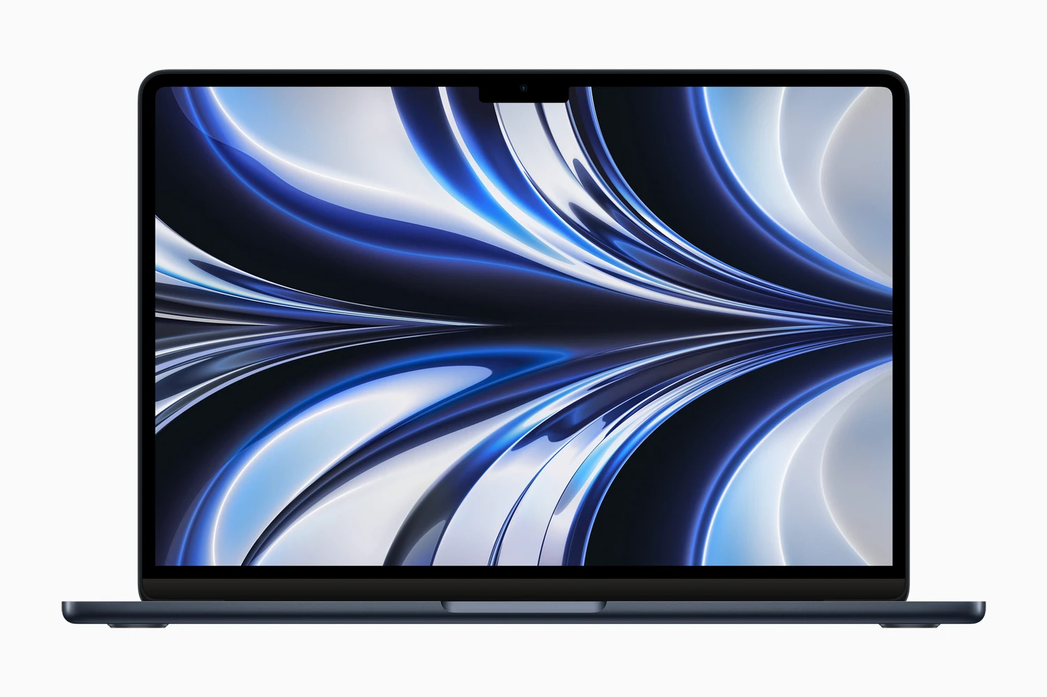 מחשב נייד Apple MacBook Air 13, שבב M2 עם 8 ליבות CPU ו-8 ליבות GPU, זיכרון 16GB, אחסון 256GB, צבע Midnight | MC7X4AE/A