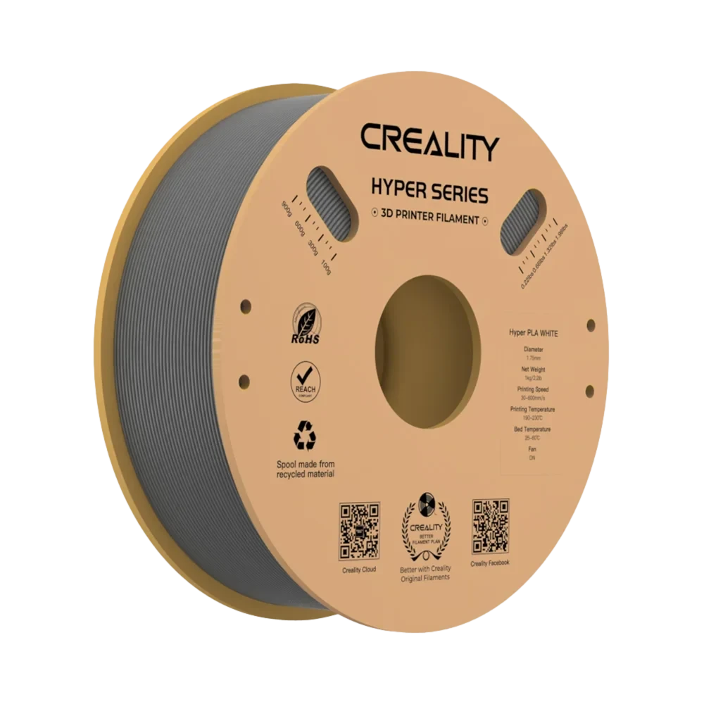 פילמנט Creality Hyper PLA RFID 1 ק״ג – אפור