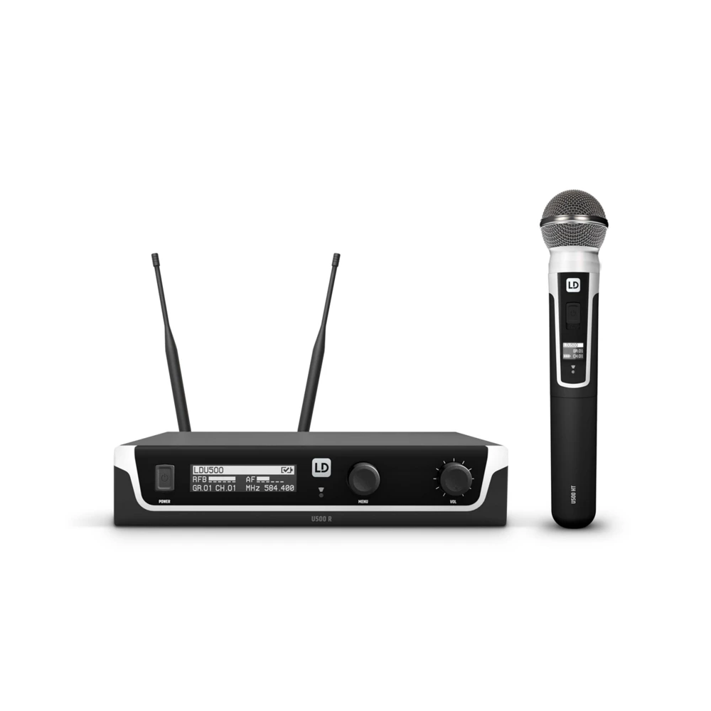 סט אלחוטי בתחום 1.8GHz הכולל מיקרופון ידני דינמי