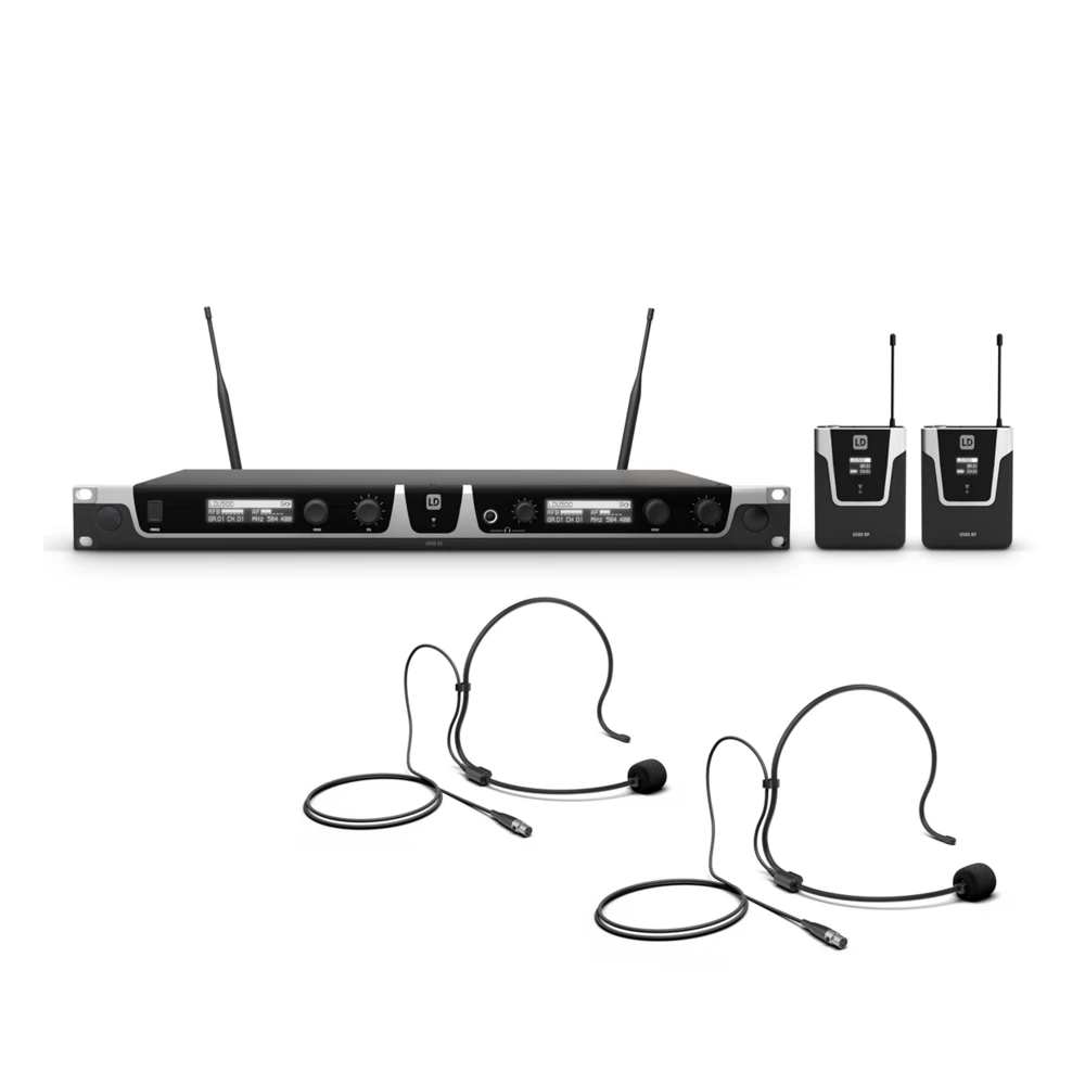 סט אלחוטי כפול בתחום 1.8GHz הכולל 2 משדרי חגורה ומער"ש