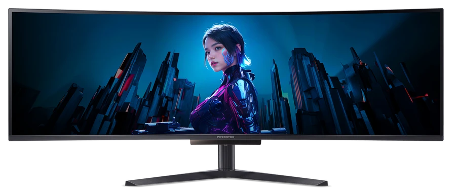 מסך גיימינג קעור Acer Predator X49 X 49 אינץ׳ DQHD QD-OLED 240Hz
