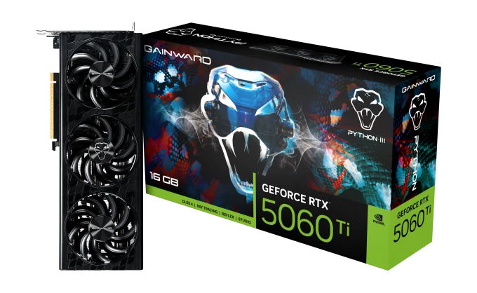 חבילת מעבד Intel Core Ultra 5 225F + Gainward GeForce RTX 5060 Ti Python III 16GB