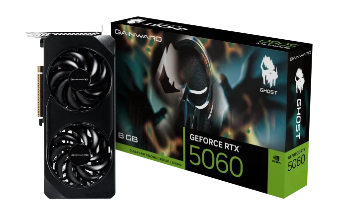 חבילת מעבד Intel Core i5-12400 + Gainward GeForce RTX 5060 Ghost 8GB