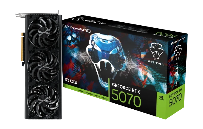 חבילת מעבד Intel Core Ultra 5 225 + Gainward GeForce RTX 5070 Python III 12GB