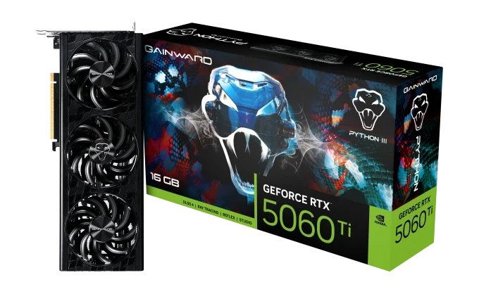 חבילת מעבד Intel Core Ultra 5 225 + Gainward GeForce RTX 5060 Ti Python III 16GB