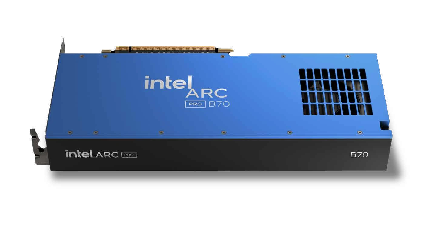 חבילת מעבד Intel Core Ultra 5 225F + Intel Arc Pro B70 32GB GDDR6
