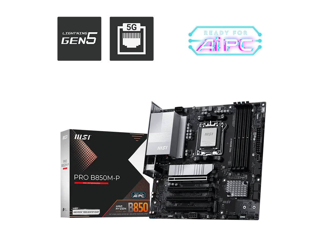לוח אם MSI PRO B850M-P