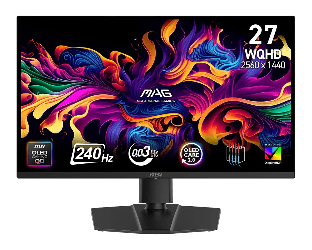 מסך גיימינג MSI MAG 273QP QD-OLED X24