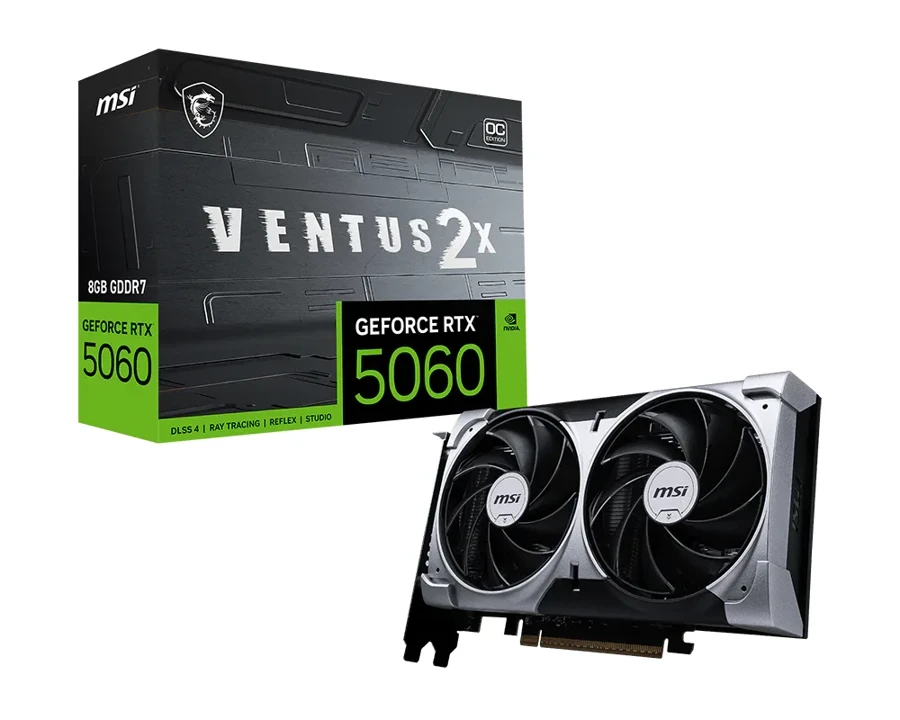 כרטיס מסך MSI GeForce RTX 5060 8G VENTUS 2X OC
