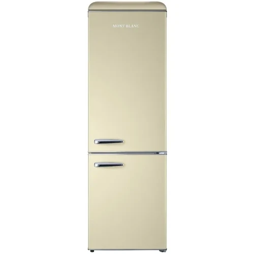 מקרר רטרו Mont Blanc MBR-410DF-BEJ 300 ליטר בז׳ מקפיא תחתון