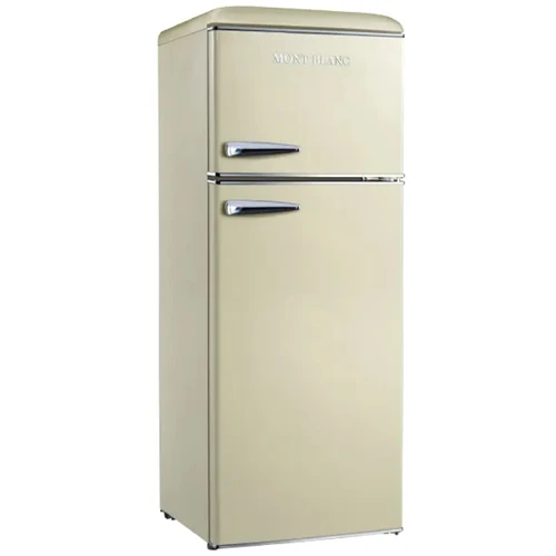 מקרר רטרו Mont Blanc MBR-290DF-BEJ 215 ליטר בז׳ מקפיא עליון