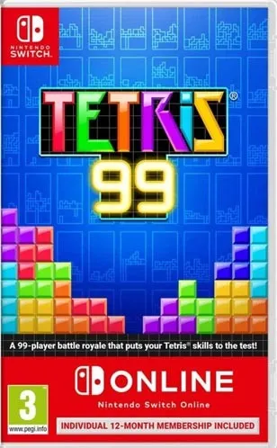 אביזר גיימינג Nintendo משחק ומנוי רשת Nintendo Switch TETRIS 99 + Online | 45496425630