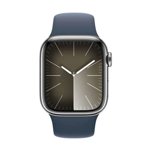 Apple Watch Series 9 GPS + Cellular 41mm Stainless Steel Case with Sport Band