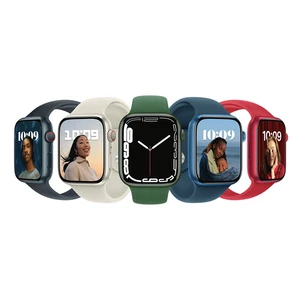 Apple Watch Series 7 GPS + Cellular, 41mm Aluminium Case Sport Band - Regular