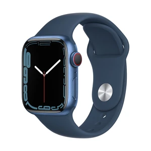 Apple Watch Series 7 GPS + Cellular, 41mm Aluminium Case Sport Band - Regular
