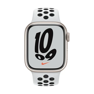 Apple Watch Nike Series 7 GPS + Cellular, 41mm Aluminium Case with Nike Sport Band - Regular