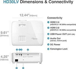 מקרן Optoma HD30LV