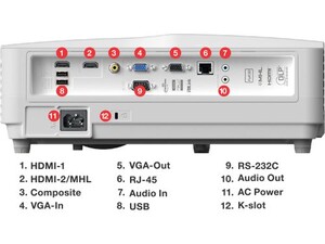 מקרן Optoma W340UST