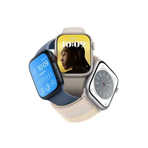 אפל ווטש Apple Watch Series 8 GPS + Cellular 41mm Stainless Steel Case with Sport Band - Regular