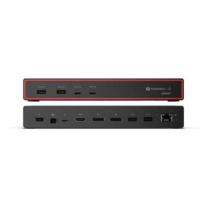 תחנת עגינה מתקדמת עם Thunderbolt 5, רוחב פס עד 120Gbps, תמיכה בעד 4 מסכי 8K/4K, טעינה עד 180W וניהול ענן חכם. – 40BA0265IS