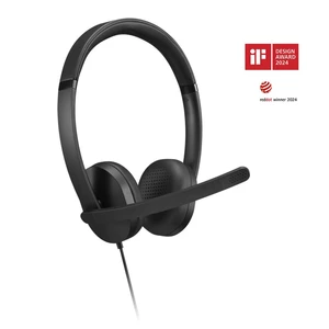 אוזניות קשת חוטיות Lenovo USB-A Wired Stereo Headset Gen 2 4XD1P83425 – 4XD1P83425-