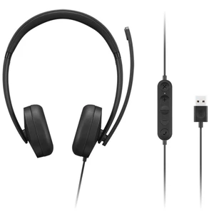 אוזניות קשת חוטיות Lenovo USB-A Wired Stereo Headset Gen 2 4XD1P83425 – 4XD1P83425-