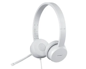 אוזניות Lenovo 110 On-Ear Stereo USB - GXD1E71385 - צבע לבן – LENOVO-HEADSET-GXD1E71385-