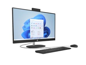 מחשב נייח HP All-in-One 27-cr1000 27" עם Intel Core Ultra 7 255, זיכרון 32GB DDR5, אחסון 1TB NVMe SSD, Intel Graphics, Windows 11 Home – C93GBEA#ABT