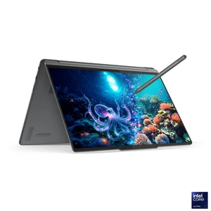 Yoga 9 עם מסך 4K OLED מגע, מעבד Core Ultra 7, זיכרון 32GB, אחסון 1TB SSD, Windows 11 Pro, עט כלול, סוללה 75Wh, ושירות פרימיום ל-3 שנים. – 83LC003EIV