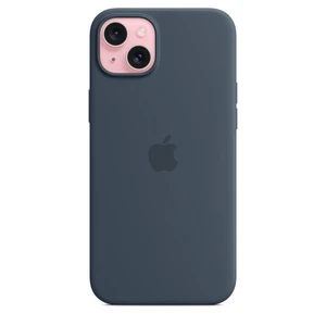 iPhone 15 Plus Silicone Case with MagSafe - Storm Blue – MXQT3ZM/A