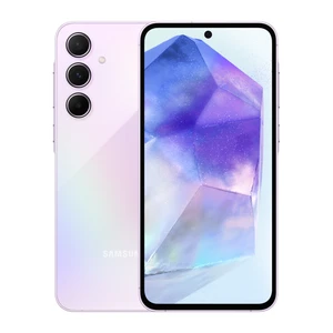 סמארטפון Samsung Galaxy A55 5G דגם SM-A556E/DS עם זיכרון 8GB, אחסון 128GB, מסך 6.6 אינץ׳ Super AMOLED 120Hz, צבע סגול בהיר ואחריות לשנה על ידי סאני | E000000350