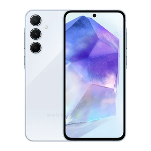 סמארטפון Samsung Galaxy A55 5G דגם SM-A556E/DS עם זיכרון 8GB, אחסון 128GB, מסך 6.6 אינץ׳ Super AMOLED 120Hz, צבע כחול בהיר ואחריות לשנה על ידי סאני | E000000349