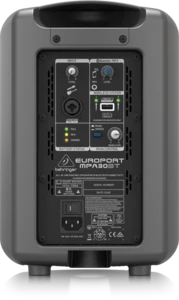 מערכת הגברה קומפקטית ניידת ALL-IN-ONE 30W , דגם MPA30BT מבית BEHRINGER