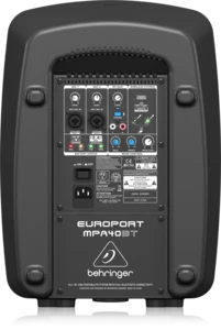 מערכת הגברה אקטיבית ''8 ניידת 40W, BLUETOOTH סוללה נטענת