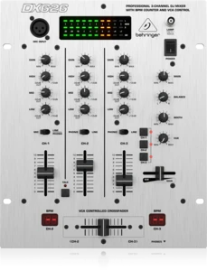 מיקסר DJ שלושה ערוצים דגם DX626 מבית Behringer