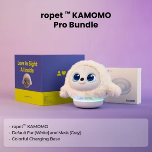 Ropet KAMOMO Pro – חיית מחמד רובוטית AI עם בסיס טעינה